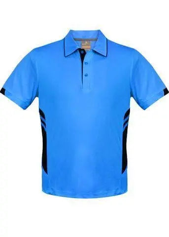 Aussie Pacific Tasman Kids Polo Shirt 3311 Casual Wear Aussie Pacific Cyan/Black 6